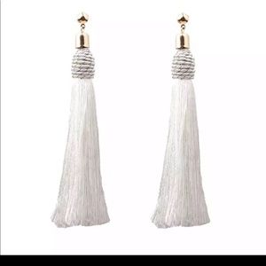 Brand new beautiful white tassels😁